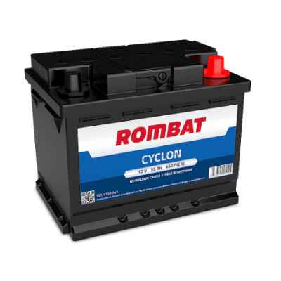 Cod Rombat





555 4720 045

Tensiune (V)	12
Capacitate (Ah)	55
Curent pornire (Ah)     	450
Dimensiuni (LxlxH)	242x175x190
Polaritate	-   +
Greutate (Kg)	11
Garantie	24 luni