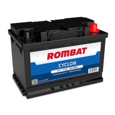 Cod Rombat	572 4730 060
Tensiune (V)	12
Capacitate (Ah)	72
Curent pornire (Ah)     	600
Dimensiuni (LxlxH)	278x175x190
Polaritate	-   +
Greutate (Kg)	14
Garantie	24 luni