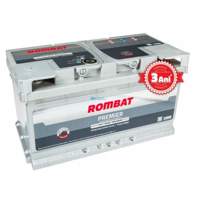 Cod produs:	
5852340081ROM CB

Marca baterie	ROMBAT
Model	PREMIER
Capacitate (Ah)	85Ah
Curent de pornire (A)	810A
Polaritate	Normala (dreapta +)
L(mm)	315mm
l(mm)	175mm
H(mm)	190mm
Tip fixare baza	B13
Dimensiuni borne	19.5mm x 17.9mm
Greutate baterie	cca 21.25 kg
Garantie baterie	3 ani
