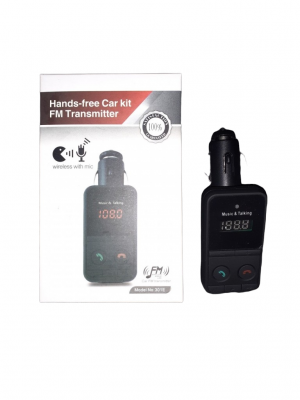 HANDS FREE CAR KIT FM TRANSMITER